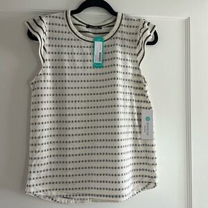 Stitchfix Staccato/Pink Clover Top NWT